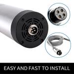 CNC Spindle Motor Kits, 110V 2.2KW Φ80mm Air Cooled Spindle CNC Spindle CNC Motor + 2.2KW VFD+Φ80mm Clamp Mount + Collet kit ER20+ Drill bits+ Wires for CNC Router Machine