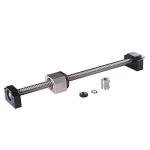 CHUANGNENG HGR20 Linear Rail Kit 800mm Linear Guide Rail with 1PCS SFU1605 Ballscrew 800mm with 4pcs Slide Blocks BF12/BK12 Full Accessories Linear Slide Rail, for DIY CNC Routers Lathes Mills