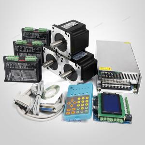 3 Axis Professional CNC Kit Nema34 Stepper Motor 48V PSU For Router/Mill/Plasma