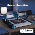 Genmitsu 4040 Reno CNC Router Milling Machine for Woodworking Acrylic Cutting, Belt Driven, Quieter Movement, Wood Metal Carving Cutter Engraver, Working Area 15.75′′ x 15.75′′ x 3′′