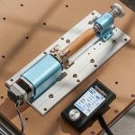 Genmitsu 4th Axis Rotary Module for 4040 and 3030 Series CNC Machines with Planetary Geared Stepper Motor, 4 Jaw Chuck, Clamped Range 10-200mm