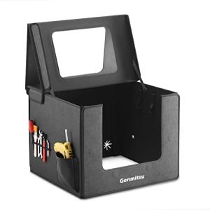 Genmitsu Kaba Fold CNC Enclosure for CNC Machine, Noise Reduction, Dustproof, with Side Toolbar, for 3018-PRO, 3020-PRO MAX V2, 3020-PRO Ultra, 3018-PROver V2, 520x475x405mm