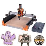 FoxAlien Masuter 3S CNC Router Machine with NEMA 23 Closed-Loop Stepper Motor, 400W Spindle 3 Axis Engraving Milling Machine for Wood Acrylic Aluminum Carving Cutting