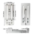 FoxAlien Mini Low Profile Bench Vise Workholding Clamp Work Table for FoxAlien 3018, Masuter 3, Masuter Pro, 3S, XE-PRO, WM-3020 Vasto CNC Router Machine