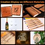 FoxAlien Fixed-focus FA40W Engraver Module Class 4 450nm PWM TTL for FoxAlien Masuter 4040, Masuter Pro, 4040-XE, WM3020, XE-PRO, Vasto Series CNC Engraving Machine (10000mW Optical Output)