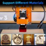 FoxAlien Fixed-focus FA20W Engraver Module Class 4 450nm PWM TTL for FoxAlien Masuter 4040, Masuter Pro, XE-PRO, 4040-XE, WM-3020 CNC Engraving Machine (5000mW Optical Output)