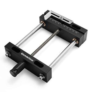 Genmitsu Aluminum Bench Vise Clamp DIY Desktop Worktable Vise Clamp for CNC 3018-PRO/PROVer/PROVer Mach 3/MX3/PROVER XL 4030, 10.2" x 5.5"x 1.6", Clamping Range 0-4.53" (115mm)