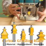 Taiwan 1/2-Inch Router Bit Set for Woodworking