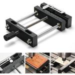 Genmitsu Aluminum Bench Vise Clamp DIY Desktop Worktable Vise Clamp for CNC 3018-PRO/PROVer/PROVer Mach 3/MX3/PROVER XL 4030, 10.2" x 5.5"x 1.6", Clamping Range 0-4.53" (115mm)