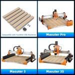FoxAlien T-slot Hybrid Spoilboard Work Table Upgrade Kit for Masuter Pro, Masuter 3 and Masuter 3S CNC Router Machine