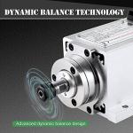 CNC Spindle Motor Kits,110V 1.5KW ER11 Square Air Cooled Spindle Motor CNC Spindle CNC Motor + 110V 1.5KW VFD + Collets Set ER11+ Wires + Drill Bits+Wrenches for CNC Router Machine