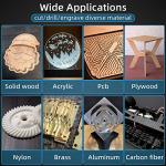 FoxAlien Vasto V1 3-Axis CNC Router Machine, Linear Rails and Ball Screw 400W Spindle Engraving Milling Machine for Wood Metal Acrylic MDF Nylon Carving Cutting DIY