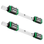 iMetrx HGR20 Linear Guide Rail Kit - 2 Pcs 1500mm Rails + 4 Pcs HGH20CA Bearing Blocks High Precision, Anti-Rust for 3D Printers, CNC Routers, Lathes & DIY Automated Machines