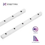 iMetrx HGR20 Linear Guide Rail Kit - 2 Pcs 1500mm Rails + 4 Pcs HGH20CA Bearing Blocks High Precision, Anti-Rust for 3D Printers, CNC Routers, Lathes & DIY Automated Machines