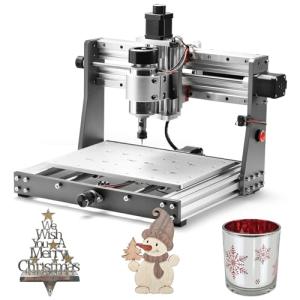 Genmitsu 3020-PRO MAX V2 CNC Router Machine, Upgraded 3 Axis Engraver for Metal, Wood, Acrylic, PCB MDF, New Structure & Offline Controller & 6pcs Limit Switches, Working Area 11.8 x 8.1 x 3.1 inch