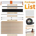 FoxAlien XE-PRO 8040 X-axis Extension Kit with Upgraded Hybrid Spoilboard Worktable, Compatible with XE-PRO CNC Router Machine