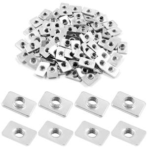 LifCrafts 100pcs M5 Flat T-Nuts for CNC