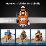 FoxAlien Masuter Pro 4040 CNC Router Machine + 300W Spindle Upgrade Kit