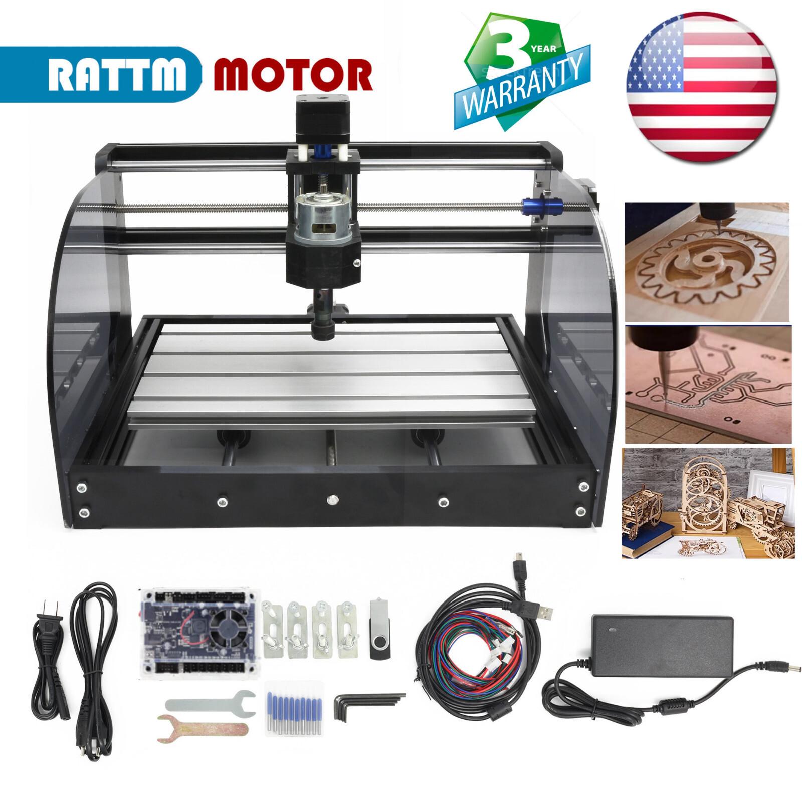 〖US〗CNC 3018-PRO-MAX cnc router machine Engraving Laser Milling Cut Wood/PCB/PVC