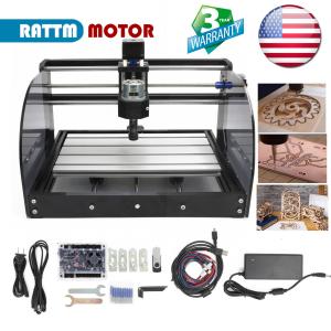 〖US〗CNC 3018-PRO-MAX cnc router machine Engraving Laser Milling Cut Wood/PCB/PVC