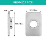 LifCrafts 100pcs M5 Flat T-Nuts for CNC