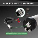 CNC Spindle Motor Kits, 110V 2.2KW 80mm Water Cooled Spindle Motor CNC motor +110V 2.2KW VFD+Clamp Mount +Water Pump+ Water pipe+ER20 Collet set + Drill bits+ wires+wrenches for CNC Router Machine