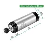 CNC Spindle Motor Kits, 110V 2.2KW 80mm Water Cooled Spindle Motor CNC motor +110V 2.2KW VFD+Clamp Mount +Water Pump+ Water pipe+ER20 Collet set + Drill bits+ wires+wrenches for CNC Router Machine
