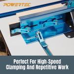 Powertec Cam Clamp Set with T Track Bolts