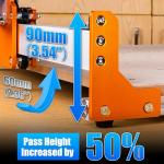 FoxAlien Upgrade Aluminum Plate Kit for Masuter Pro CNC Router NEMA 23 Stepper Motor