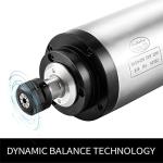 CNC Spindle Motor Kits, 220V 3KW 100mm Water Cooled Spindle Motor CNC motor +220V 3.7KW VFD+Clamp Mount +Water Pump+ Water pipe+ER20 Collet set + Drill bits+ wires+wrenches for CNC Router Machine