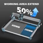 Sainsmart Genmitsu X-axis Extension Kit for 4040 Reno CNC Router Machine, Perfect for Large Wood Engraving Carving Projects, Extend X-axis to 600mm, Upgrade 4040 to 6040/6080