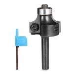 Genmitsu CNC Round Over Router Bit, 1/4" Shank 1/4" Radius CNC Milling Machin...