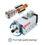110V Spindle Motor Kit，2.2Kw Spindle Motor 24000Rpm 400Hz ，VFD Variable Frequency Drive ，13 pcs ER20 Collets （1-13mm） for CNC Router Engraving Milling Machine