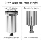 800W Compact Router Tool, Variable-Speed Palm Router for CNC Router Machine, Spindle Motor CNC Kit 65mm Spindle Wood Trimmer for Woodworking Slotting Trimming