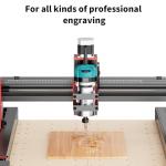 800W Compact Router Tool, Variable-Speed Palm Router for CNC Router Machine, Spindle Motor CNC Kit 65mm Spindle Wood Trimmer for Woodworking Slotting Trimming