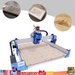 100W DIY CNC Router Engraver Machine Kit Wood Engraver Milling Cutting Machine