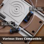 Genmitsu Vacuum Clamp Pod, Aluminum CNC Hold Down Kit for Woodworking, Metal,...