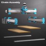 SainSmart Genmitsu 4040 PRO CNC Milling Machine, Support 4-Axis and WiFi Module, Upgraded Lead Screw Drive for Woodworking, Metal and Acrylic Cutting, Milling, GRBL Control