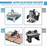 1/4" Shank 1-1/4" CNC Spoilboard Surfacing Bit – Industrial-Grade Carbide, 2+...