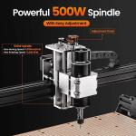 〖USA〗500W CNC Router 3020 PLUS 40W Laser Engraving Metal Cutting Milling Machine