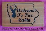 Custom Wood Sign Personalized CNC Router Rustic Plaque Home Decor