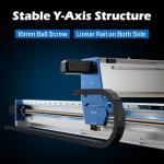 SainSmart Genmitsu PROVerXL 4x4 CNC Machine, Support Dual Z-Axis, Closed-loop Stepper Motor, Ball Screw Drive System, Large Milling Area for Wood Metal Carving, Work Area 51.18'' x 51.18'' x 4.72''