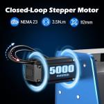 SainSmart Genmitsu PROVerXL 4x4 CNC Machine, Support Dual Z-Axis, Closed-loop Stepper Motor, Ball Screw Drive System, Large Milling Area for Wood Metal Carving, Work Area 51.18'' x 51.18'' x 4.72''