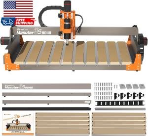 3S 8040 X-Axis Extension Kit with T-Slot Hybrid Spoilboard for Masuter 3S CNC