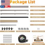 3S 8040 X-Axis Extension Kit with T-Slot Hybrid Spoilboard for Masuter 3S CNC