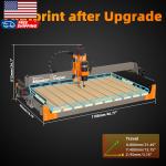 3S 8040 X-Axis Extension Kit with T-Slot Hybrid Spoilboard for Masuter 3S CNC