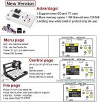 1610 PRO 3 Axis Desktop DIY Mini CNC Milling Machine w/ GRBL Offline Controller