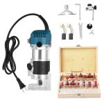 40000RPM 800W Wood Router Tool Compact Trim Router with 15 Wood Router Bits