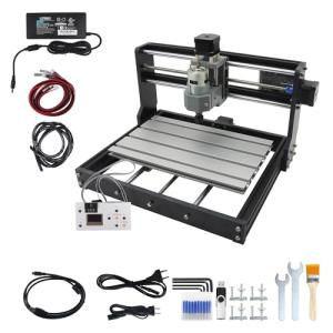 YIDOFENG 3018-PRO 3 Axis CNC Router Machine Kit, with GRBL Offline Control Engraving Machine, DIY Mini Wood Plastic Acrylic PVC Milling Router,Working Area 30x18x4.5cm