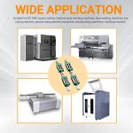 ANWOKIT 2Pcs Linear Guide Rail kit HGR25-1000mm Linear Slide Rails with 4Pcs HGHCA25 HGH25 Linear Blocks Bearing + Dust Cover C6 + Socket Head Cap Screw for DIY CNC Routers Lathes Mills